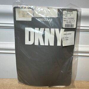 Vintage New DKNY‎ White Mesh Pantyhose Size 3 #498 NWT